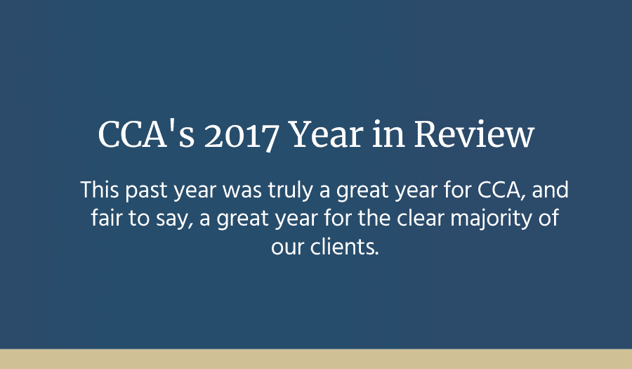 CCA 2017 Year in Review