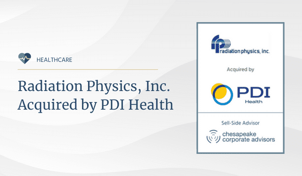 Radiation Physics, Inc. Acquired by PDI Health