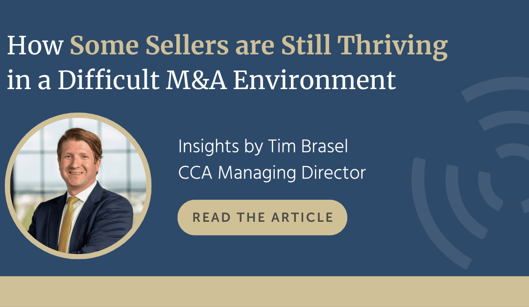 How Some Sellers are Still Thriving in a Difficult M&A Environment