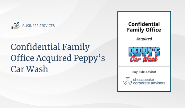 Confidential Family Office Acquired Peppy’s Car Wash