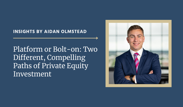 Platform or Bolt-on: Two Different, Compelling Paths of Private Equity Investment