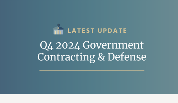 Q4 2024 GovCon Update