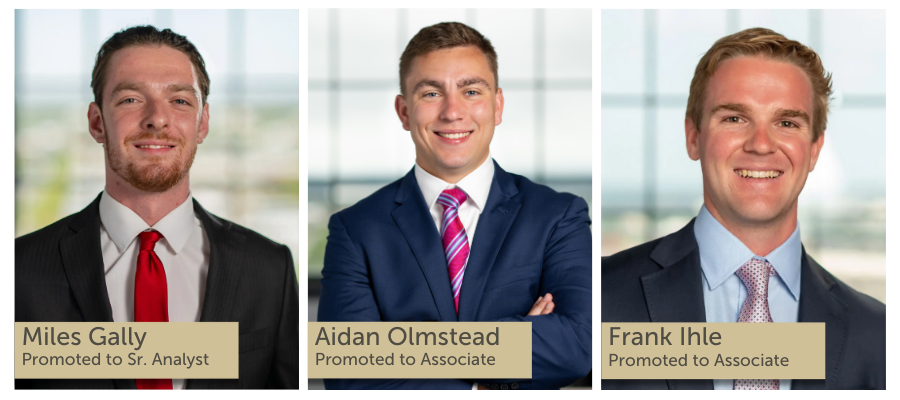 End of Year Update 2024 - Promotions - Miles Gally, Aidan Olmstead, Frank Ihle