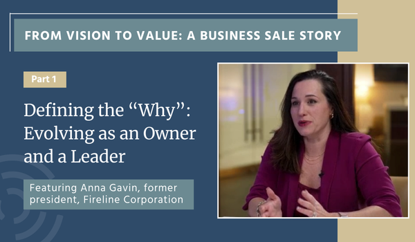 From Vision to Value: A Business Sale Story – Part 1